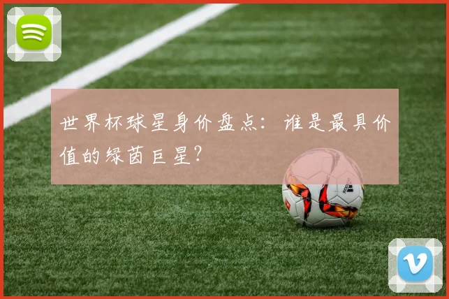 世界杯球星身价盘点:谁是最具价值的绿茵巨星?